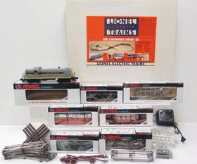 6-11726 Lionel O Gauge Erie Lackawanna Diesel Freight Train Set Ex/box