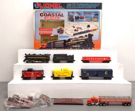 6-11727 Lionel C&o Coastal Limited O-27 Steam Freight Train Set Ex/box