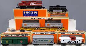 6-11738 Lionel O Gauge Soo Line Service Station Special Diesel Train Set Ex/box