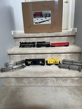 6-11811 Lionel O Gauge Uaw Express Steam Freight Train Set Ex/box
