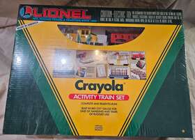 6-11813 Lionel Original Crayola Activity Train Set Never Opened And Sealed Wow