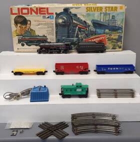 6-1183 Lionel Silver Star Steam Freight Train Set/box