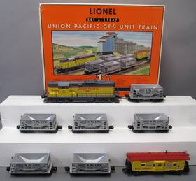 6-11837 Lionel O Gauge Union Pacific Gp9 Diesel Train Set Ln/box