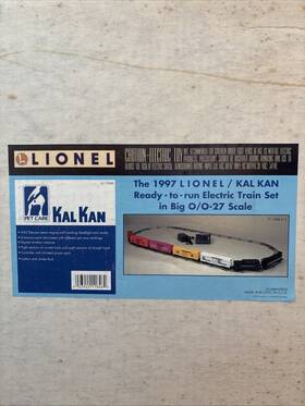 6-11846 Lionel Kal Kan Ready To Run Train Set Pet Care 0/0-27 Made In Usa