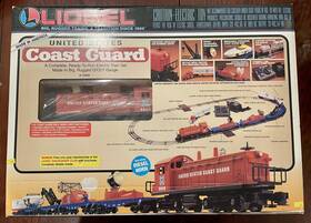 6-11905 Lionel O Gauge United States Coast Guard Nw-2 Diesel Switcher Train Set