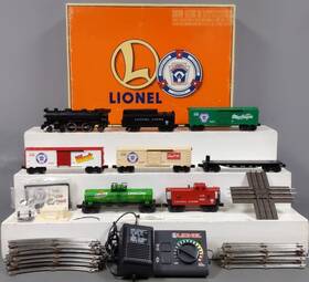 6-11935 Lionel O Gauge Little League Baseball Steam Train Set - Rare Ex/box