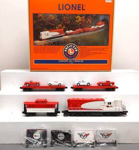 6-11984 Lionel O Gauge Corvette Gp7 Diesel Train Set Ln/box