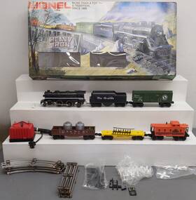 Lionel 6-1252 O Gauge Rio Grande Heavy Iron Six Unit Freight 2-4-2/box