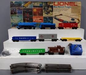 6-1385 Lionel Blue Streak Freight Set/box