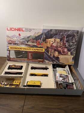 6-1403 Lionel Vtg O27 Gauge Redwood Valley Express Train Set New Open Box 1984