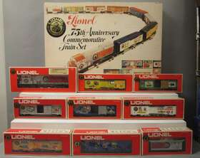 6-1585 Lionel O Gauge 75th Anniversary Diesel Train Set Ln/box