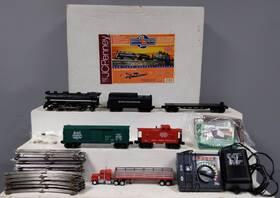 6-21932 Lionel O Gauge Jc Penney Nyc Freight Flyer Steam Train Set Ex/box