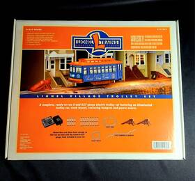 6-21969 Lionel O Gauge Village Trolley Set With Box