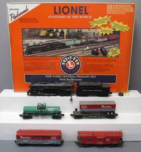 6-21988 Lionel O Gauge New York Central Steam Freight Train Set With Railsounds Ln