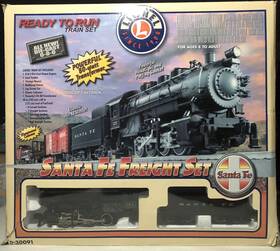 6-30091 Lionel Sante Fe Freight Train Set Tested All Parts Incl Vgc 2008
