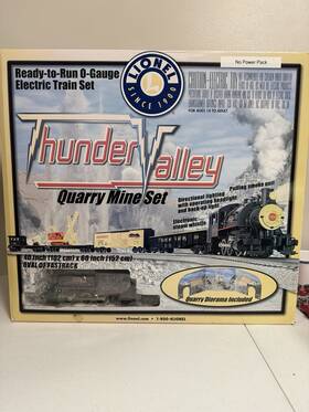 6-30124 Lionel Gauge Thunder Valley Quarry Mine Steam Freight Set Read Desc