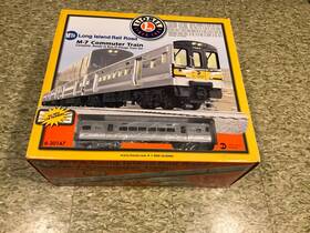 6-30147 Lionel Mta Long Island Railroad M-7 Commuter Cars Train Set O Gauge Used