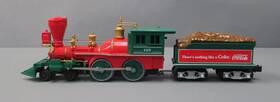 6-30166 Lionel Coca-cola 125th Anniversary Steam Locomotive And Tender Only Ln