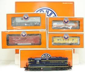 6-31707 Lionel O Gauge Chesapeake And Ohio Diesel Freight Train Set Ex/box