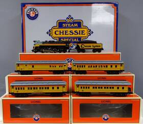 6-31734 Lionel O Gauge Chessie Steam Special Train Set Ex/box