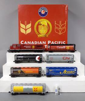 6-31736 Lionel Canadian Pacific Grain O Gauge Diesel Train Set Ex/box