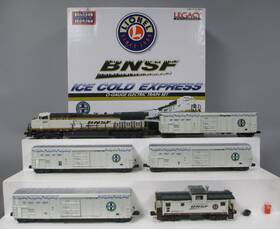 6-31783 Lionel O Gauge Bnsf Ice Cold Express Diesel Train Set With Legacy Ex/box