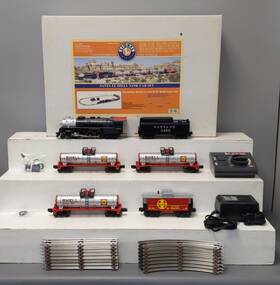 6-31909 Lionel Santa Fe Shell Tank O Gauge Steam Train Set Ln/box