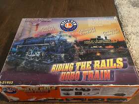 6-31953 Lionel Riding The Rails Hobo Train Works Flawlessly Complete 80 Watts O Scale