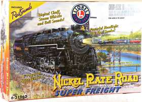 6-31962 Lionel Nickel Plate Super Freight Complete Set Track/transformer 2004 C8