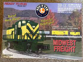 6-31984 Lionel O Gauge Midwest Diesel Freight Train Set Euc
