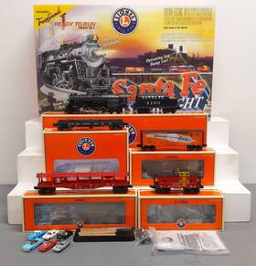 6-31985 Lionel Santa Fe Fast Freight O Gauge Steam Train Set Ex/box