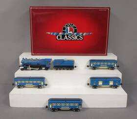 6-51004 Lionel Classics Blue Comet O Gauge Steam Train Set Ex/box