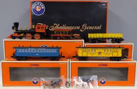 6-52300 Lionel O Gauge Lcca 2004 Halloween General Steam Train Set Ex/box