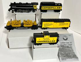 6-55452 Lionel Caterpillar O Gauge Steam Train Set