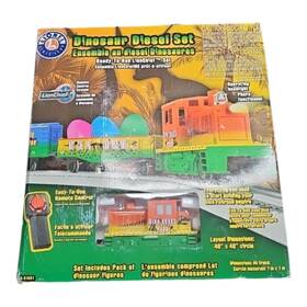 6-81031 Lionel O Gauge Dinosaur Diesel Set W Engine Cars 40 X Circle Track
