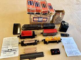 6402wc Lionel Prewar Outfit No. Uncataloged 027 Gauge Set In Original Box