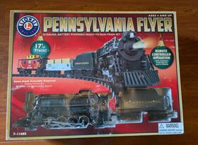 7-11685 Lionel Pennsylvania Flyer Train Set G-gauge Remote Controlled 17ft Track