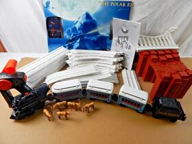 71-1296-50 Lionel Polar Express Little Lines Train Set Complete With Remote Tracks Works