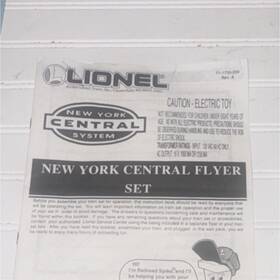 71-1753-250 Lionel New York Central Flyer O Gauge 1 48 Starter Set Locomotive Caboose Cars