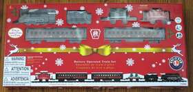 712099 Lionel 37-piece Train Set Christmas Holiday Battery Operated Pennsylvania Rr