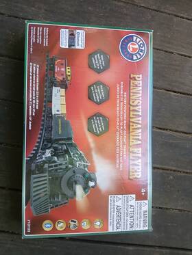 Lionel 712122 Battery-operated Pennsylvania Flyer Train Set Bluetooth Controlled