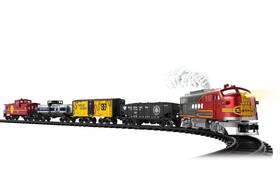 Lionel 712130 - Santa Fe Freight Battery O Gauge Toy Train Set With Remote Kit