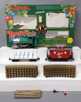 8-81004 Lionel G Scale North Pole Railroad Steam Train Set Ex/box