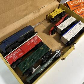 Lionel 801-2257ws Chesapeake And Ohio Engine Cars Train Set In Original Boxes Lot