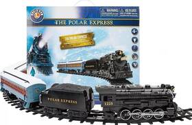 B01c35qc4w Lionel Deluxe Lights And Sounds Collectible The Polar Express Christmas Train Set