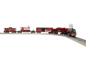 Lnl2223020 Lionel O Christmas Express Train Set Lionchief Sound And Control 2-4-2 2223020