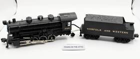 Rk-026 Lionel Mth Norfolk And Western 0-8-0 Locomotive 4 Hopper Car Set Used