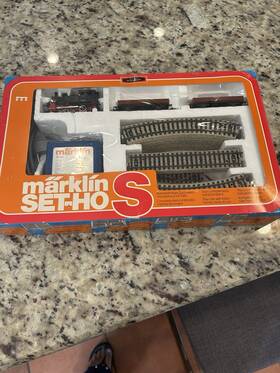 0974 M Rklin Marklin Ho Model Train Set A With Original Box No Locomotive Engine