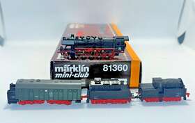81360 M Rklin Z Scale Marklin Steam Locomotive Rotary Snowplow Set With 5 Pole Motor