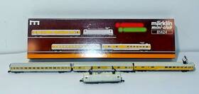 Br143 M Rklin 81424 Z Scale Marklin 5 Pole E-locomotive With Baggage Car And Coach Set B